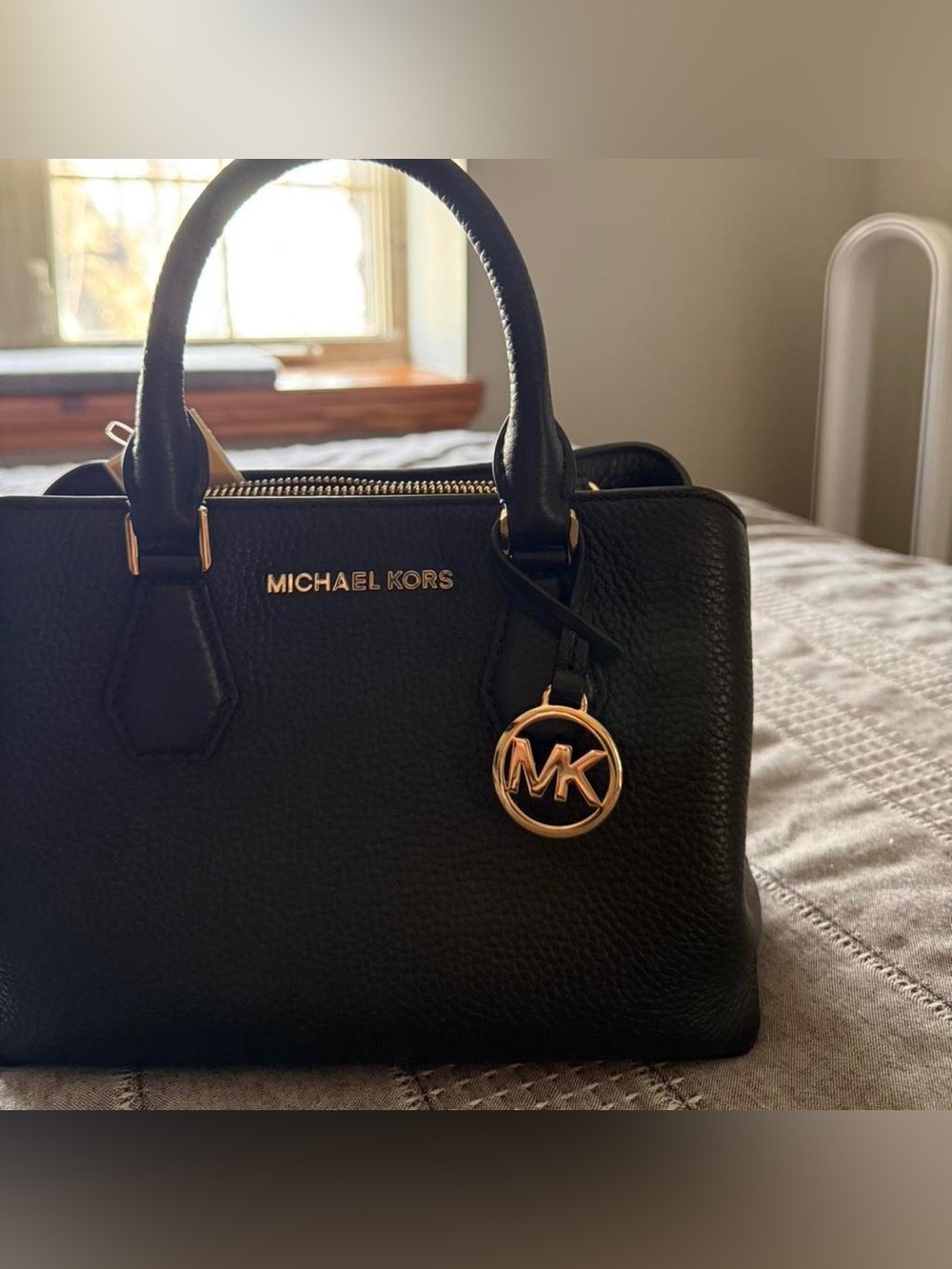 New With Tags Michael Kors Camille Small Leather Satchel
